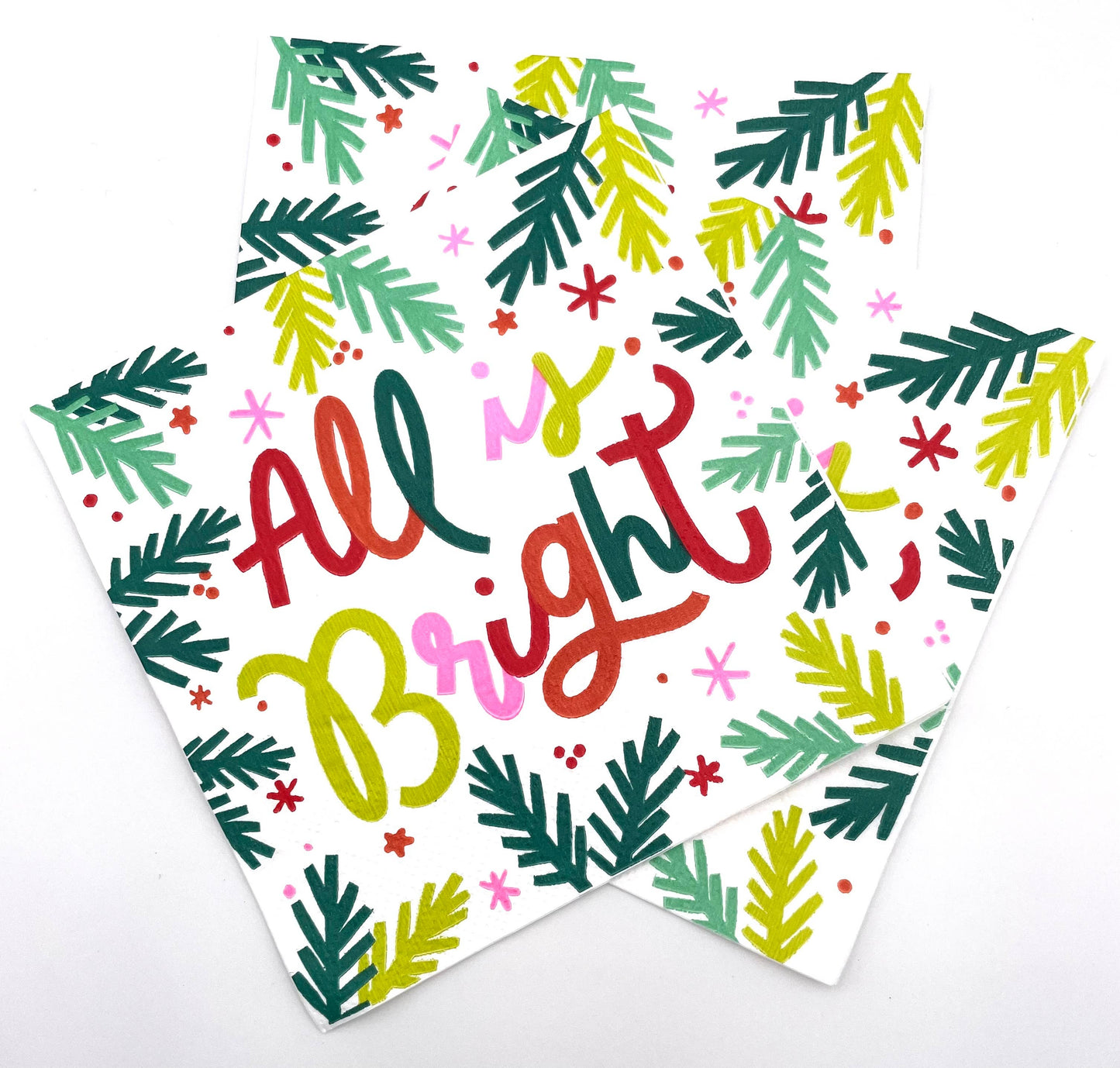 Holiday Cocktail Napkins | All Is Bright - 20ct
