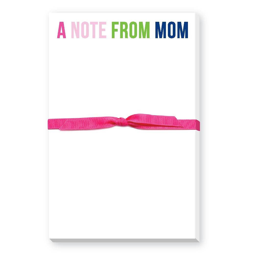 A Note from Mom Notepad