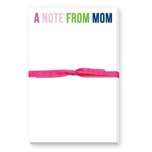 A Note from Mom Notepad