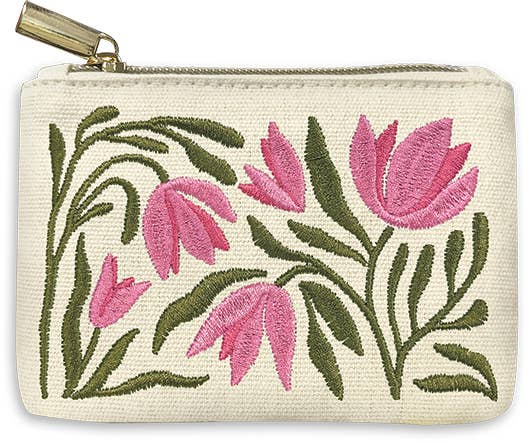 COIN POUCH FLOWER MARKET TULIP