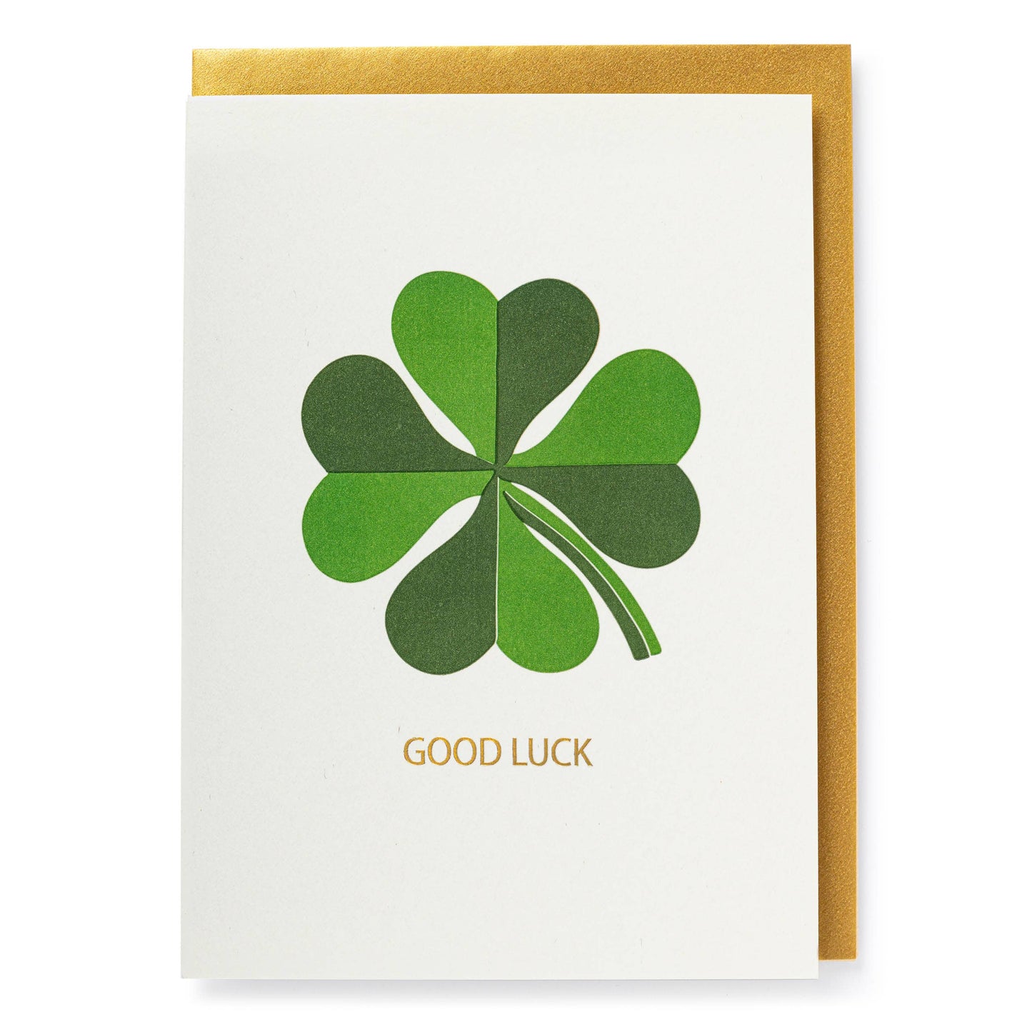 Good Luck Clover Greeting Card