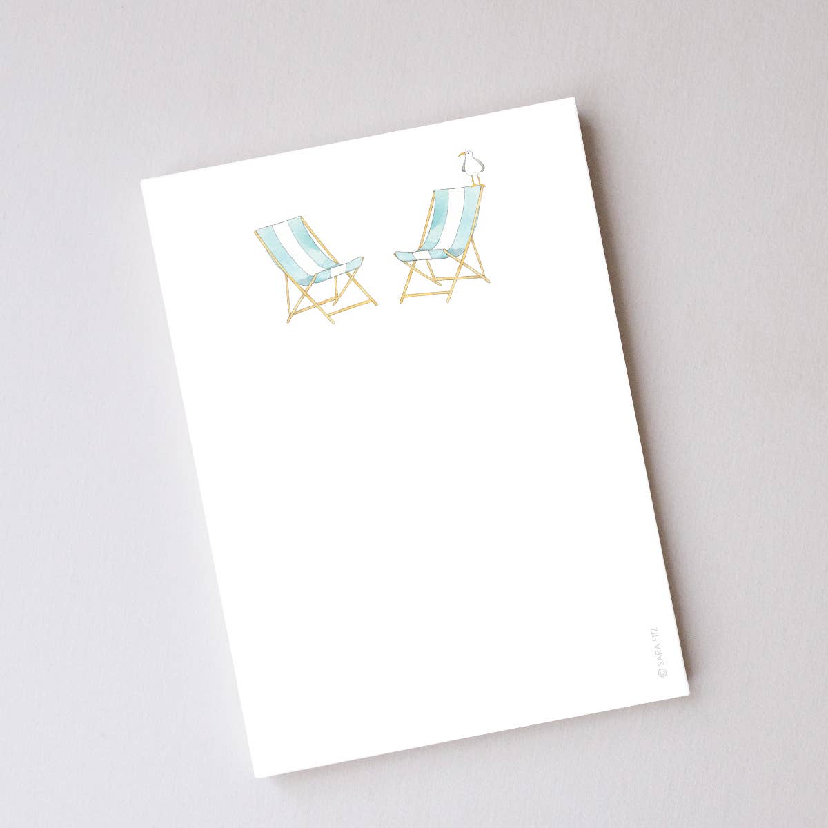 Beach Chairs Notepad