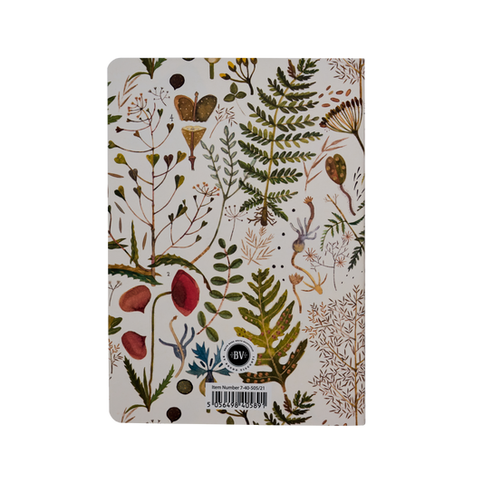 Greens and Flowers Notebook