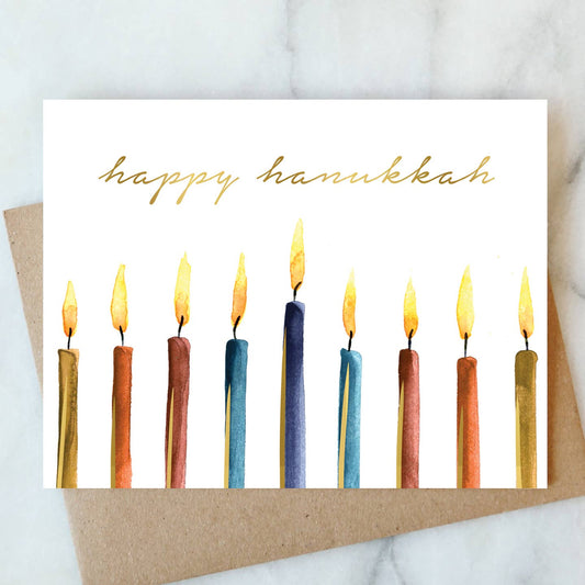 Happy Hanukkah Greeting Card