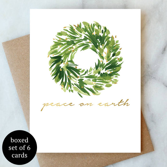 Peace on Earth Greetings Cards - Box Set of 6