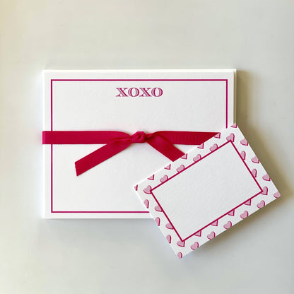 XOXO - Flat Note Cards