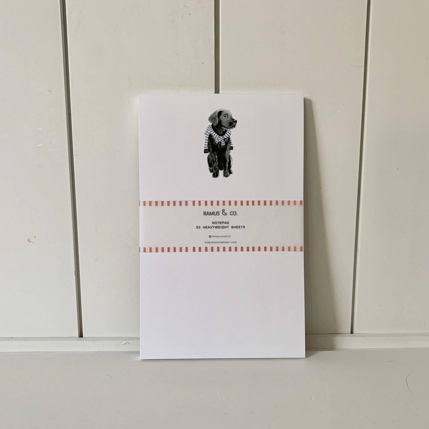 Preppy Black Lab Notepad