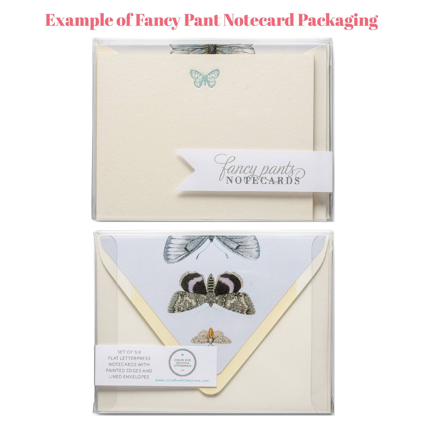 XOXO | Fancy Pants Letterpress Flat Notecards