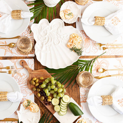 Water Hyacinth Napkin Ring Set