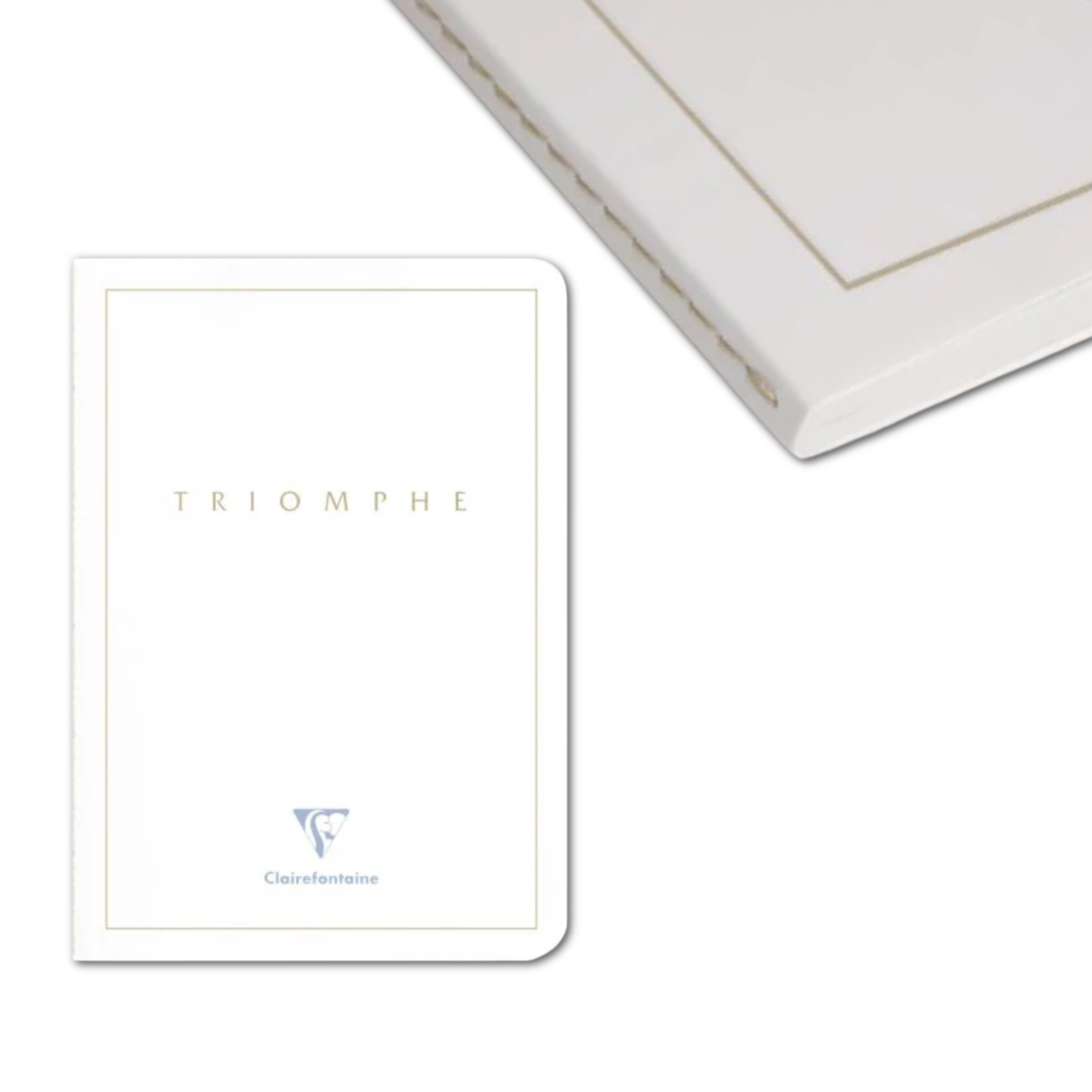 Clairefontaine "Triomphe" Notebooks: Blue Cover - Ivory Lined Paper