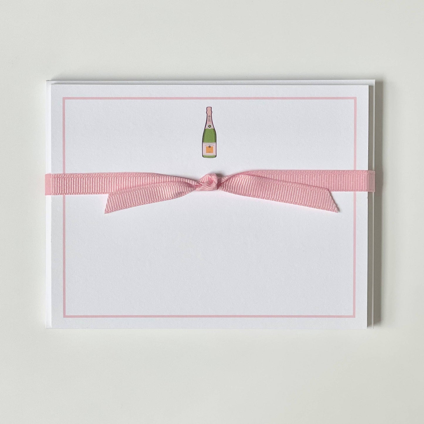 Pink Champagne - Flat Note Cards