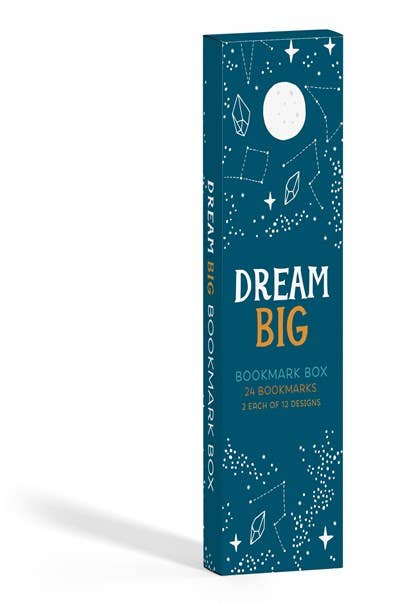 Dream Big Bookmark Box - 24 bookmarks