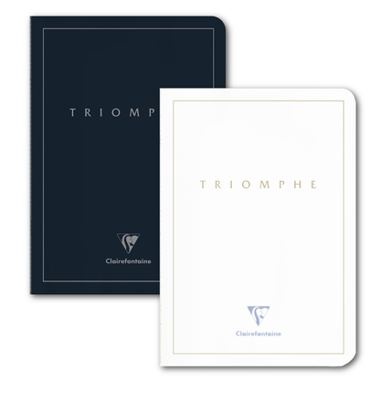 Clairefontaine "Triomphe" Notebooks: Blue Cover - Ivory Lined Paper