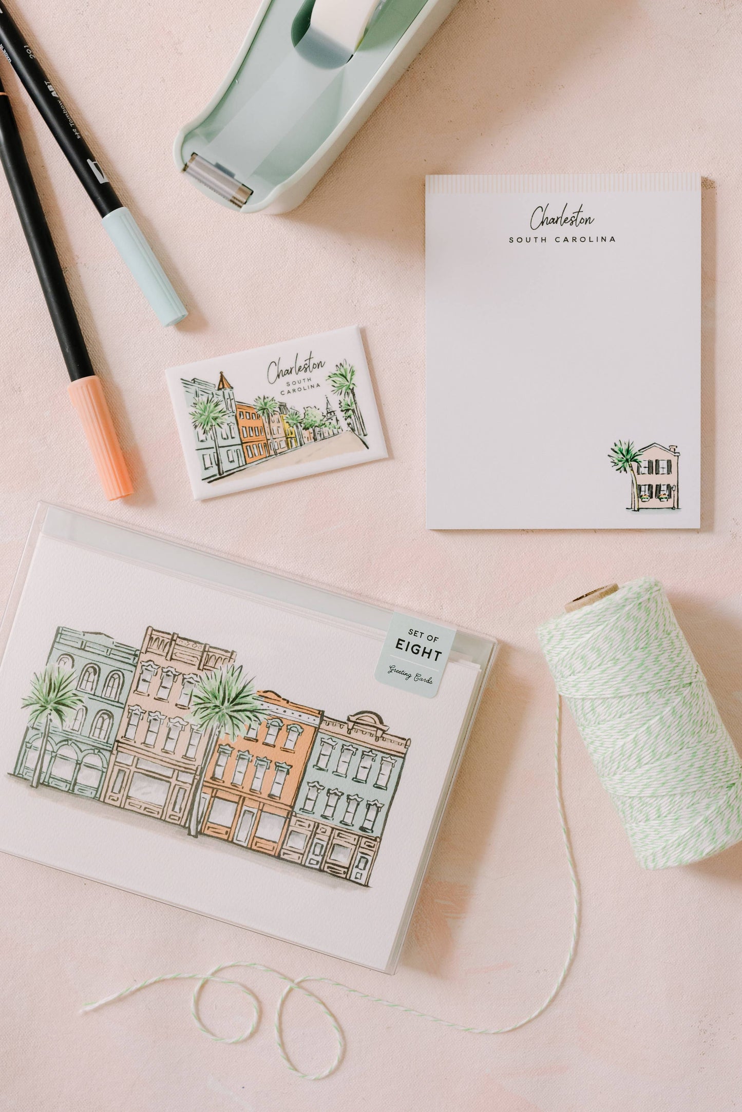 The Charleston Notepad - Sherbet Streets Collection