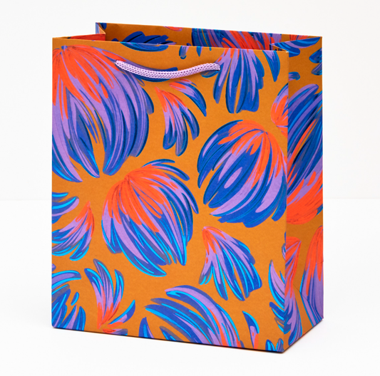 Floral Feather Gift Bag: Medium