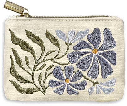 Coin Pouch Flower Market Aster