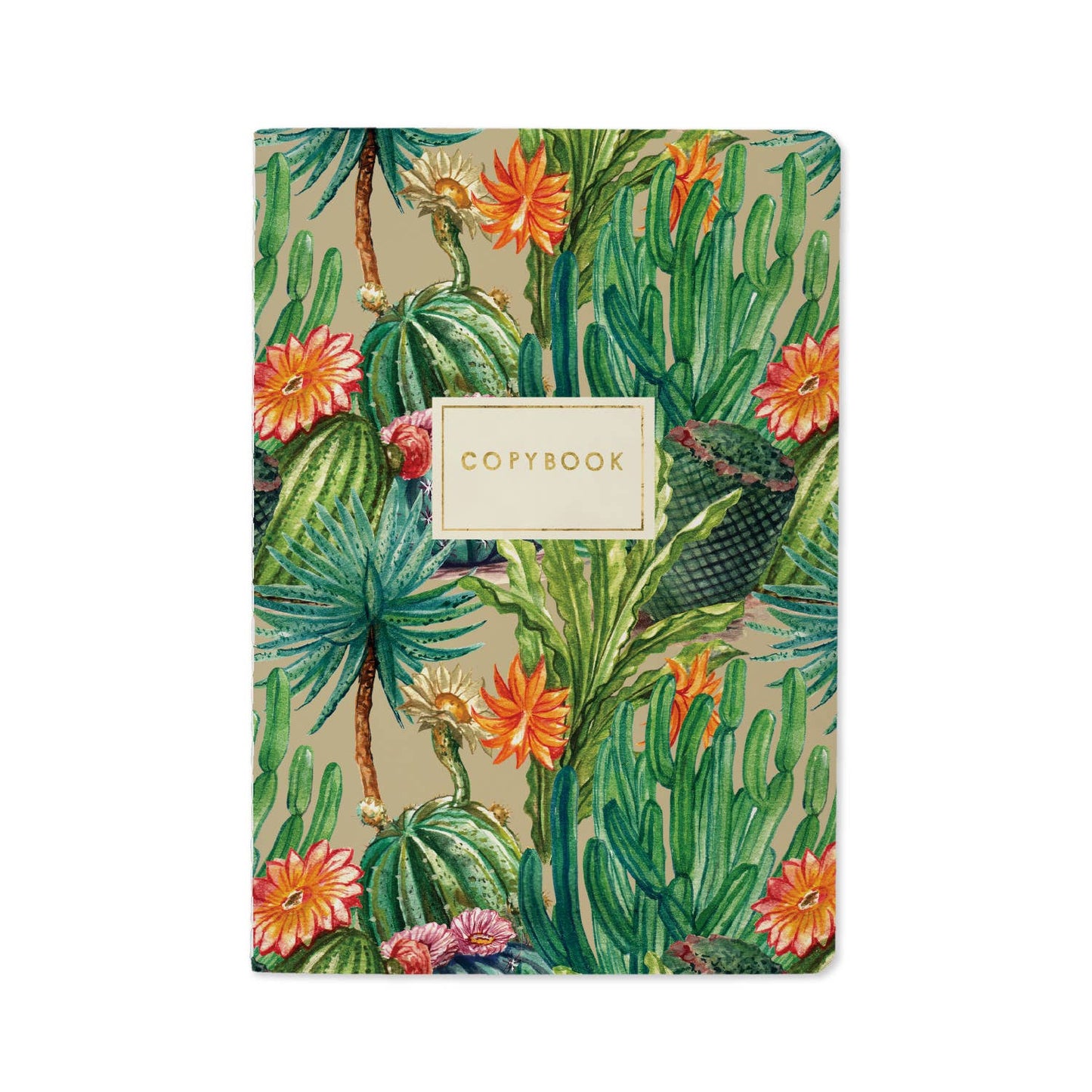 Green Cactus Notebook