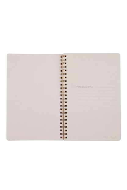 Medium Spiral Notebook - Red Sunflower