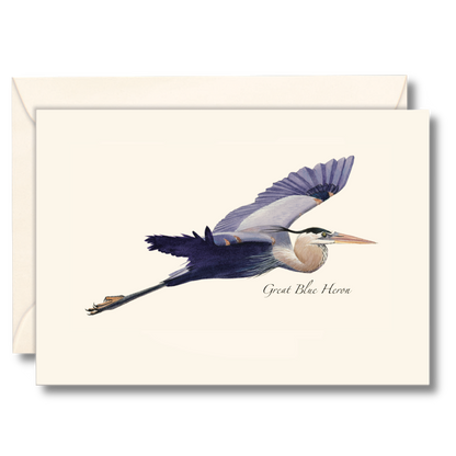 Blue Heron in Flight Notecards