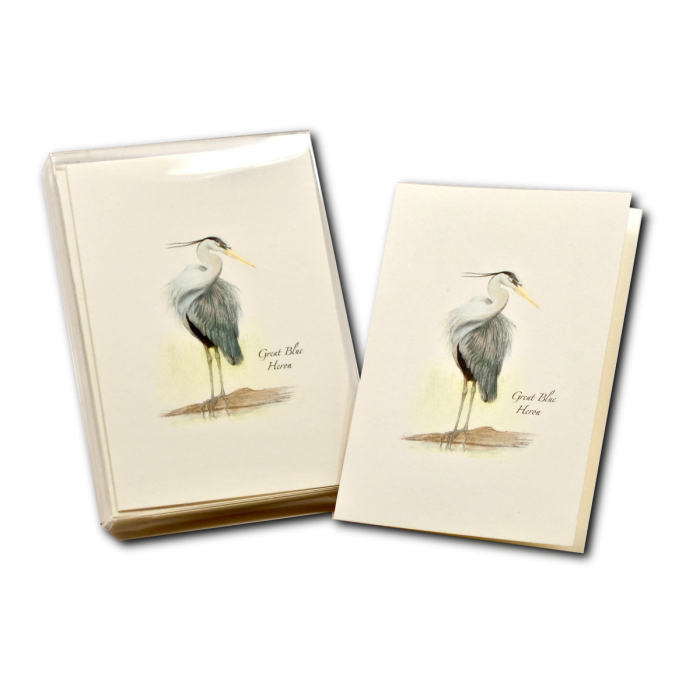 Blue Heron Notecards