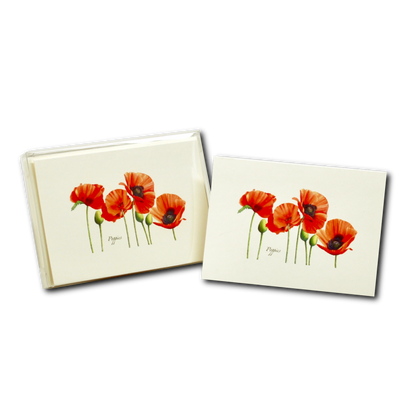 Poppies Notecards