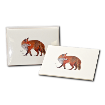Red Fox Notecards