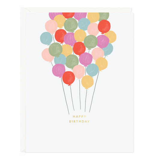 Birthday Balloons Card