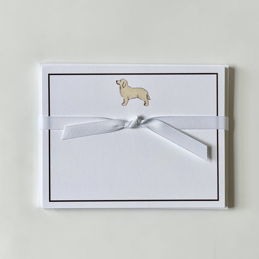 Golden Retreiver - Flat Note Cards