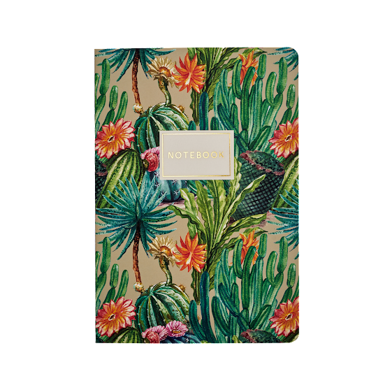 Green Cactus Notebook