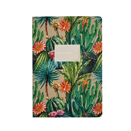 Green Cactus Notebook