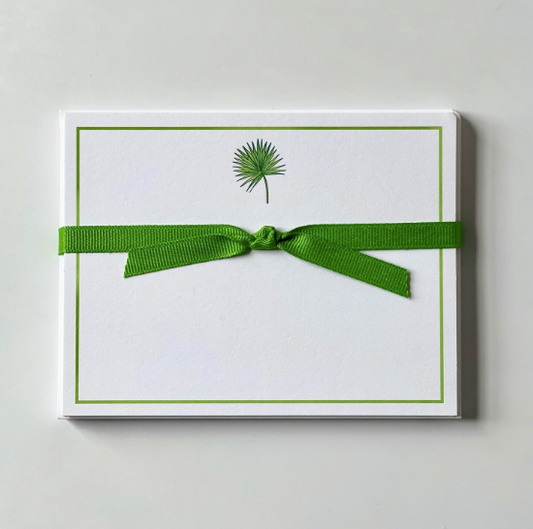 Fan Palm - Flat Note Cards