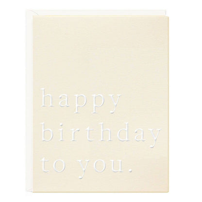 Birthday Chic Greeting Card