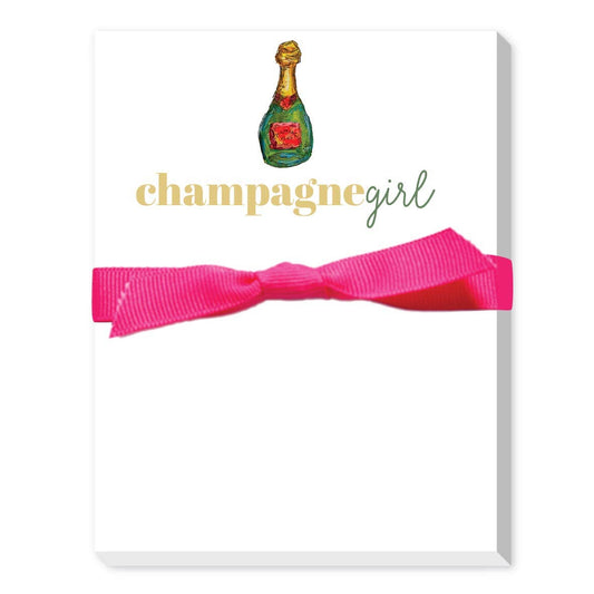 Champagne Girl Mini Notepad