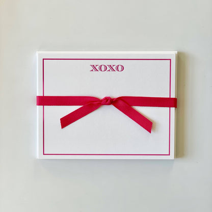 XOXO - Flat Note Cards