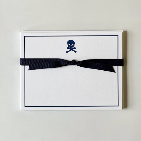 Jolly Roger Flat Notecard Set