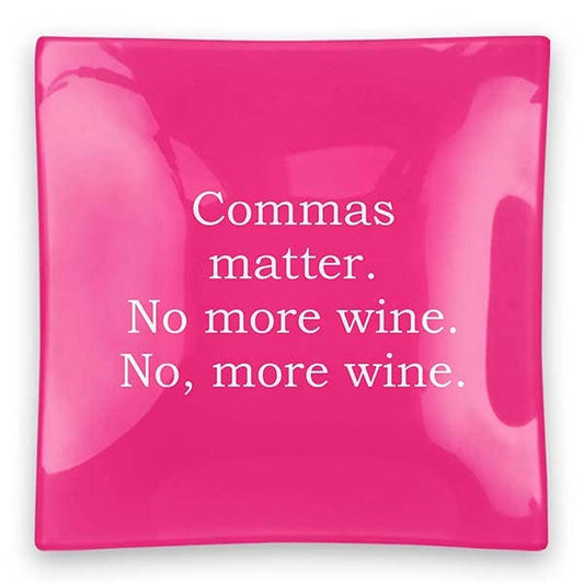 Commas Matter Trinket Tray