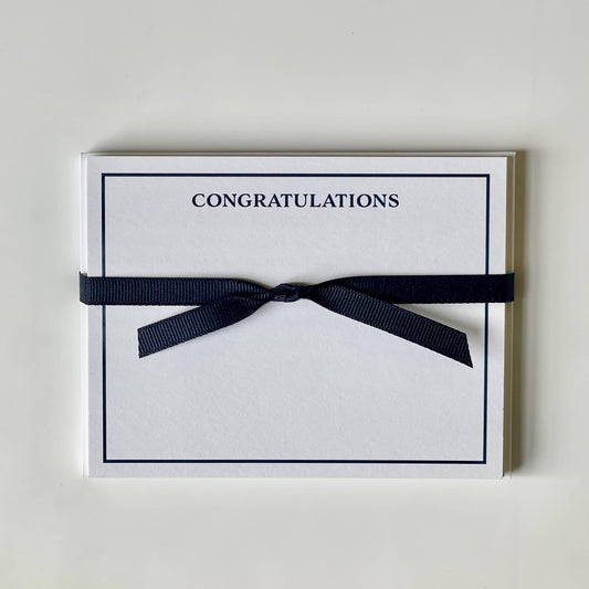 Congratulations - Flat Note Card Set